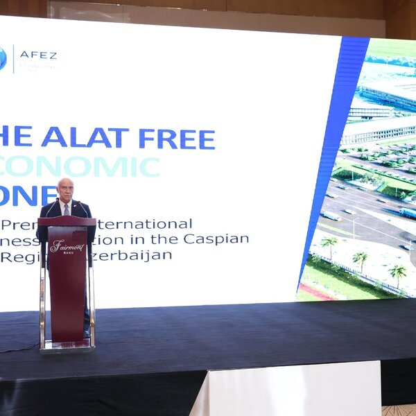 Chairman of the Board of Alat Free Economic Zone Authority presented investment opportunities of AFEZ at the Azerbaijan-Israel Business Forum