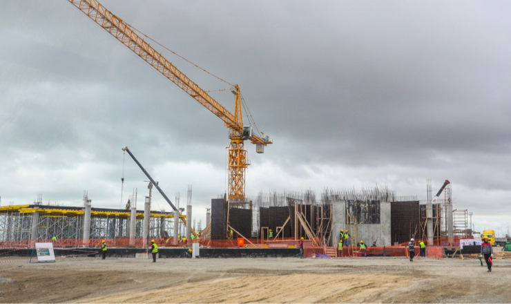 1A期项目（60公顷）基础设施建设工程启动。