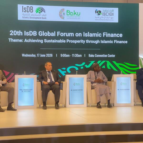 Chairman of the Board of the Alat Free Economic Zone Authority participated the 20th IsDB Global Forum on Islamic Finance
