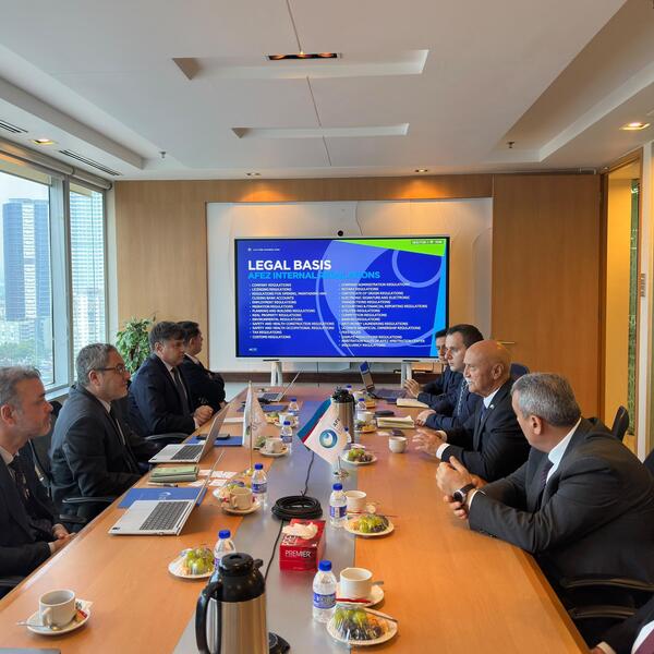 A meetings held with the Islamic Development Bank Center of Excellence as part of the AFEZ Delegation’s business visit to Malaysia